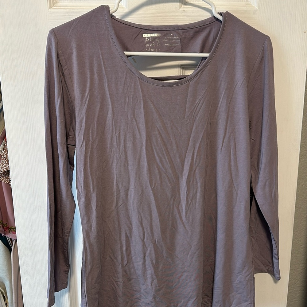 NWT - Vie Active long sleeve athletic top.